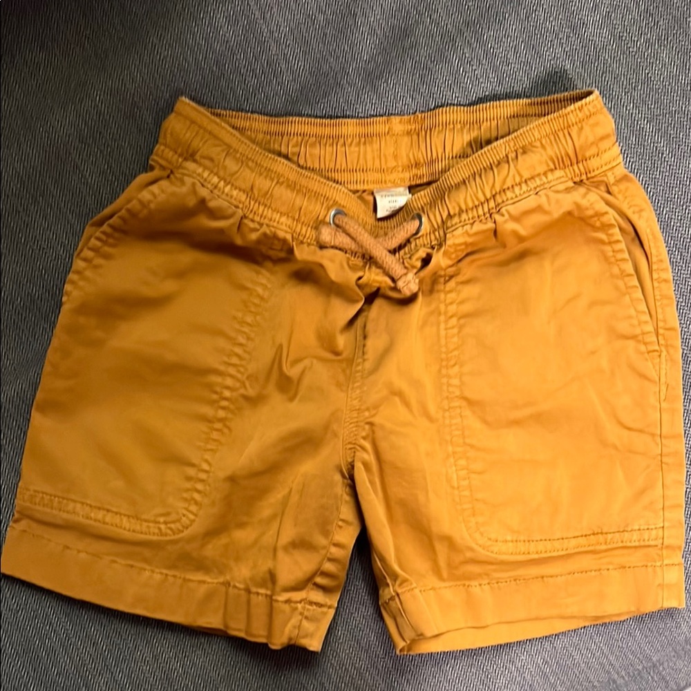 Mustard Yellow Casual Shorts